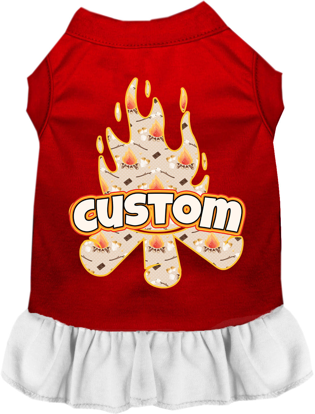 Custom Around the Campfire Pet Dress