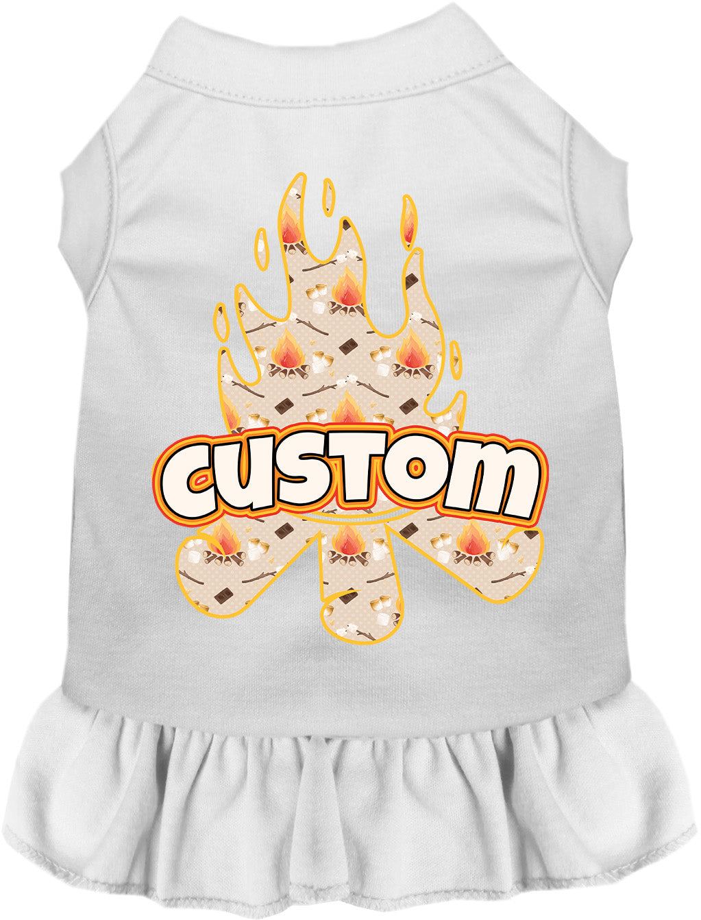 Custom Around the Campfire Pet Dress
