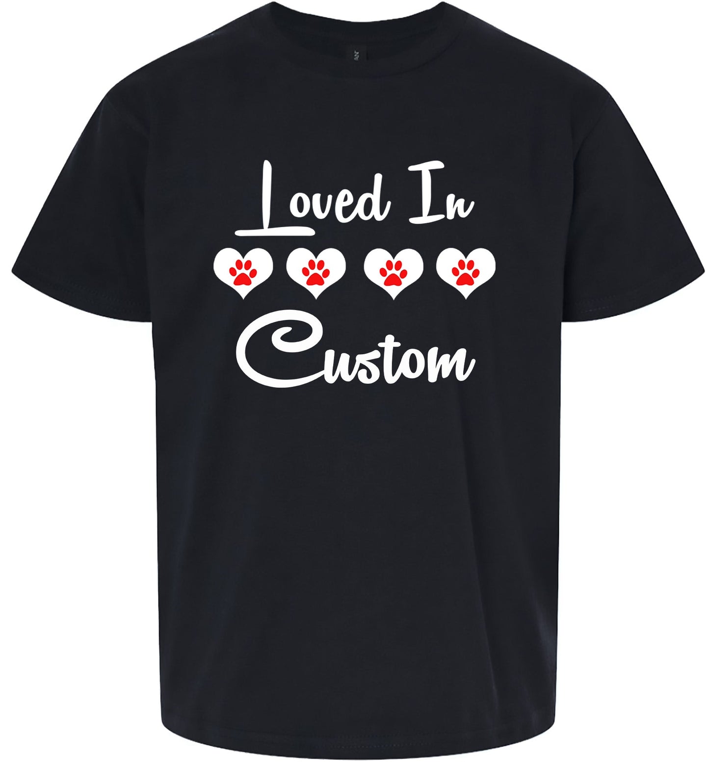 Custom Loved In Children's Gildan Soft Shirt