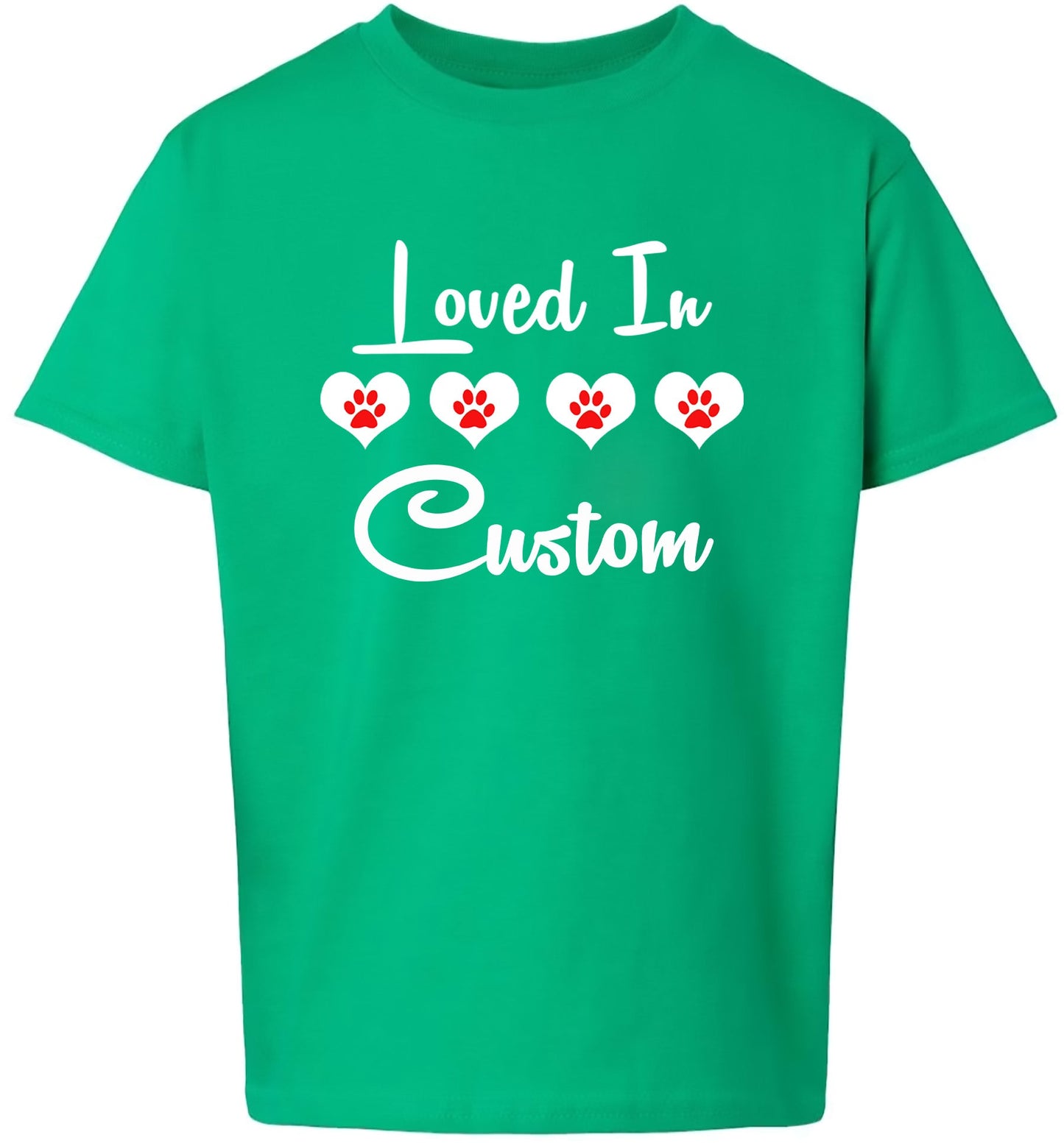 Custom Loved In Children's Gildan Soft Shirt