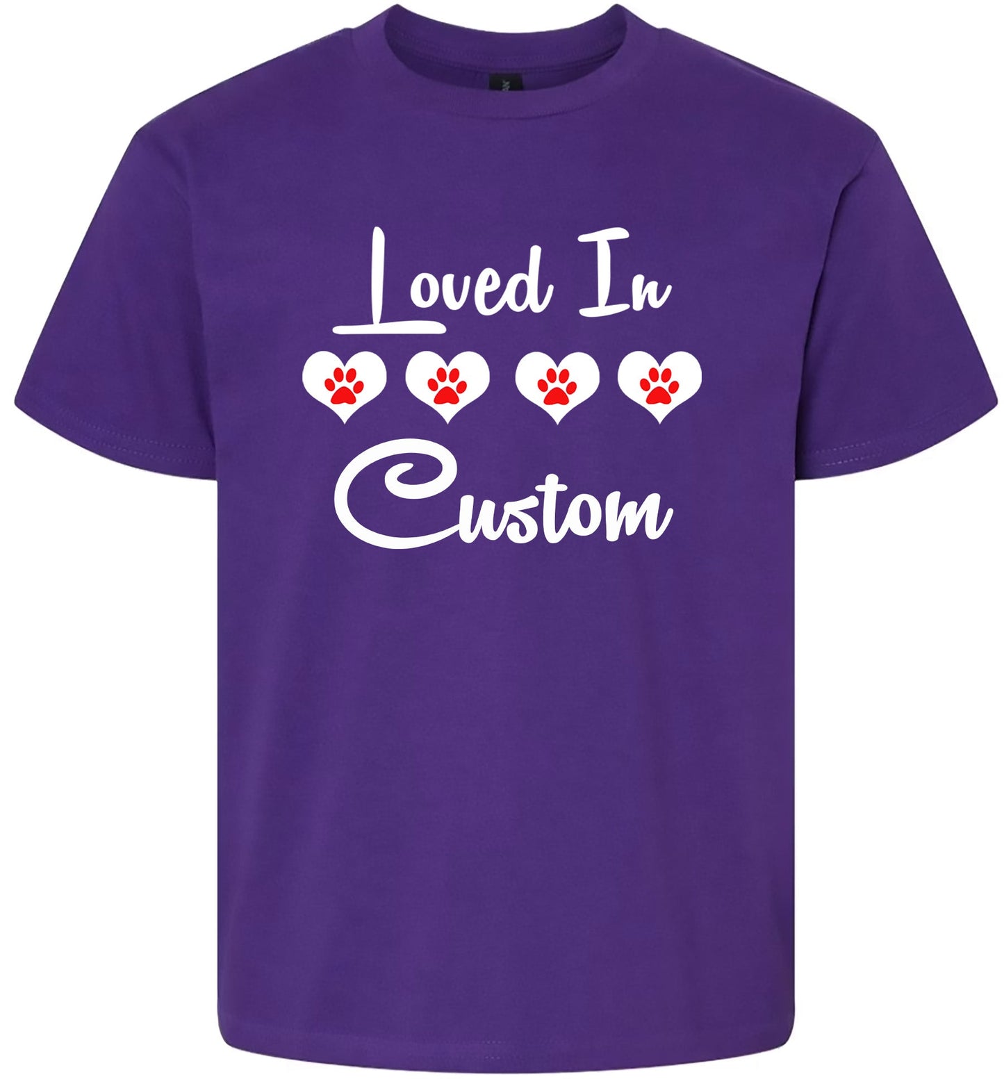 Custom Loved In Children's Gildan Soft Shirt