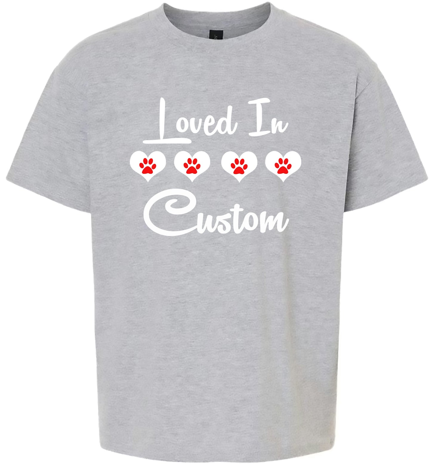 Custom Loved In Children's Gildan Soft Shirt