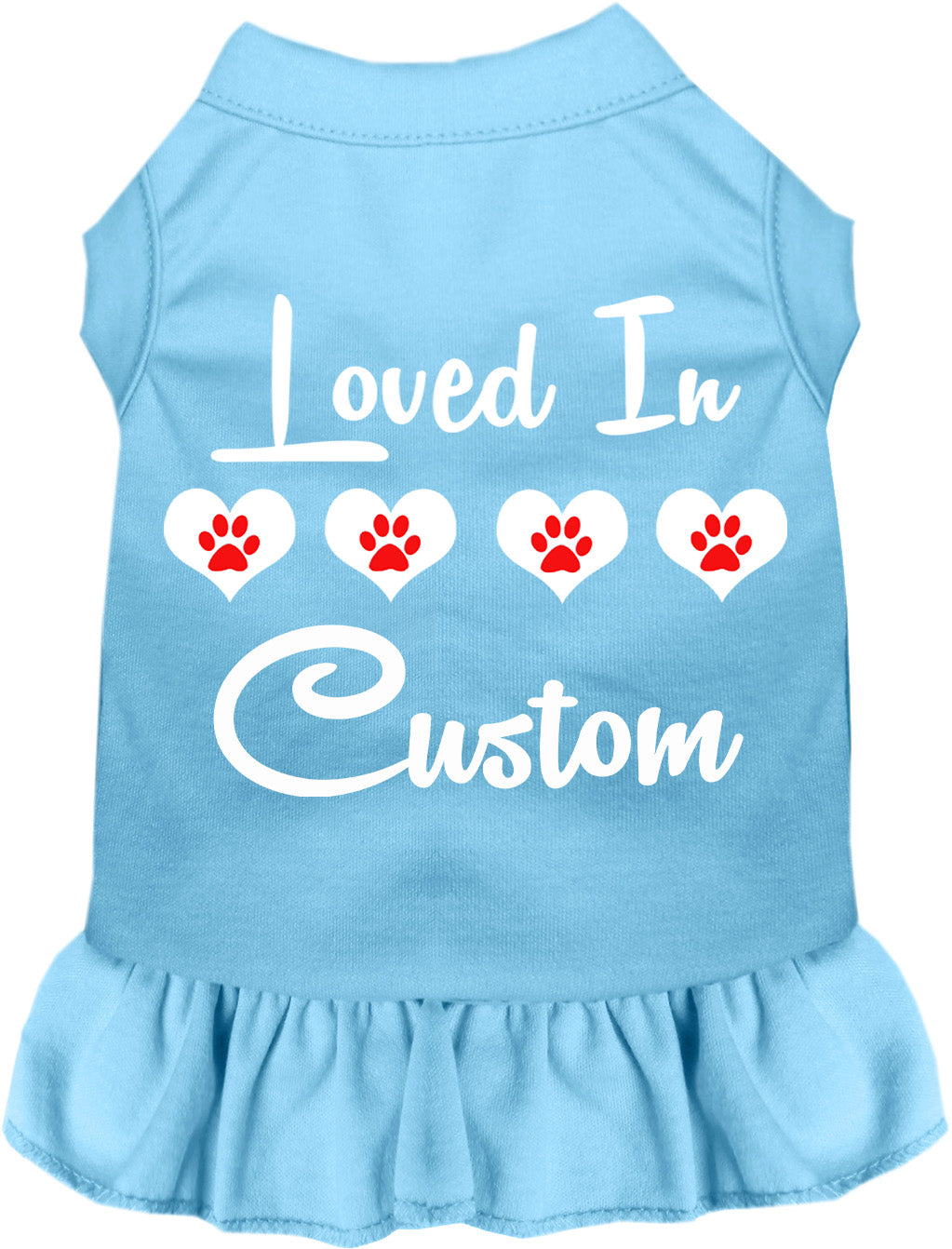 Custom Loved In Pet Dress