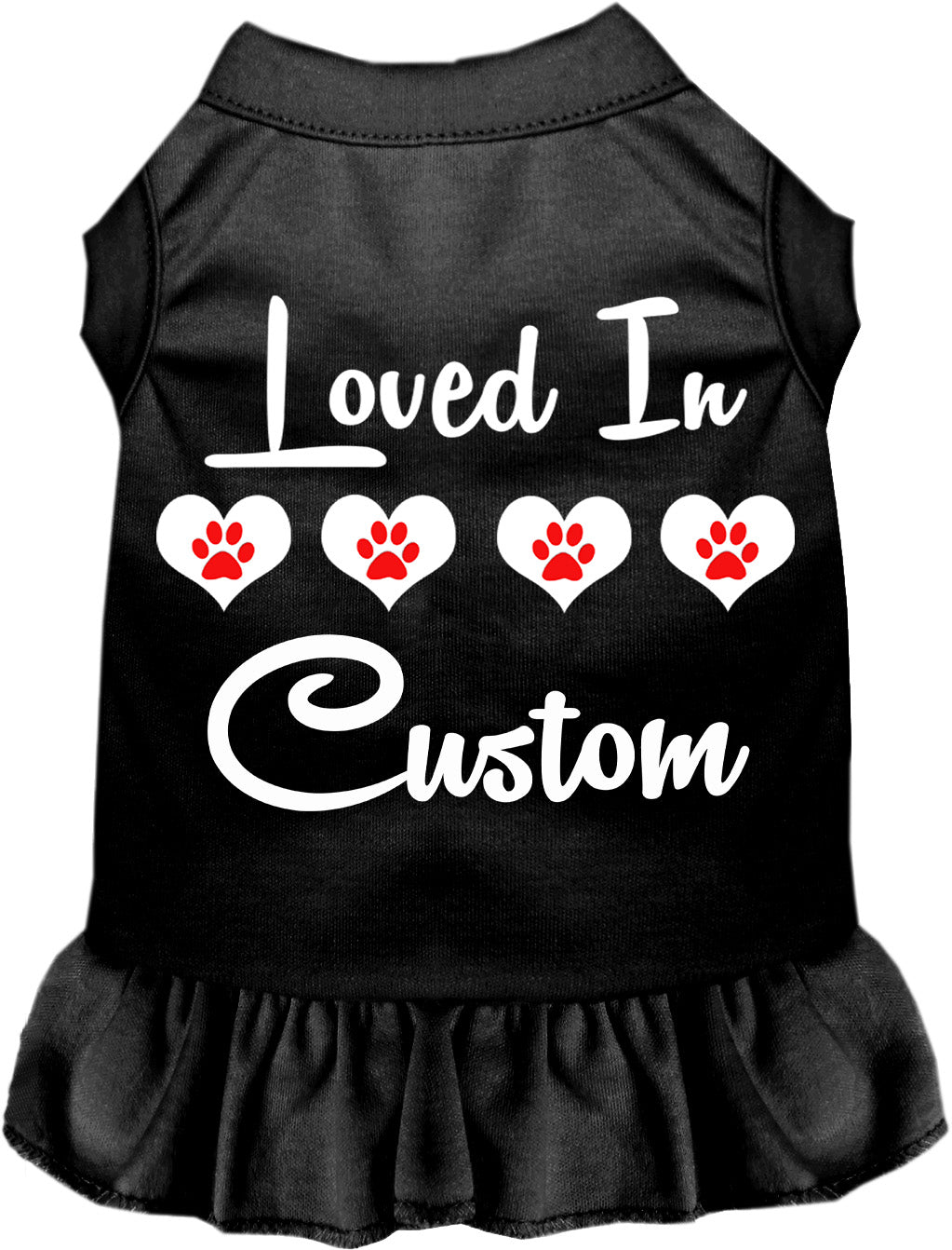 Custom Loved In Pet Dress