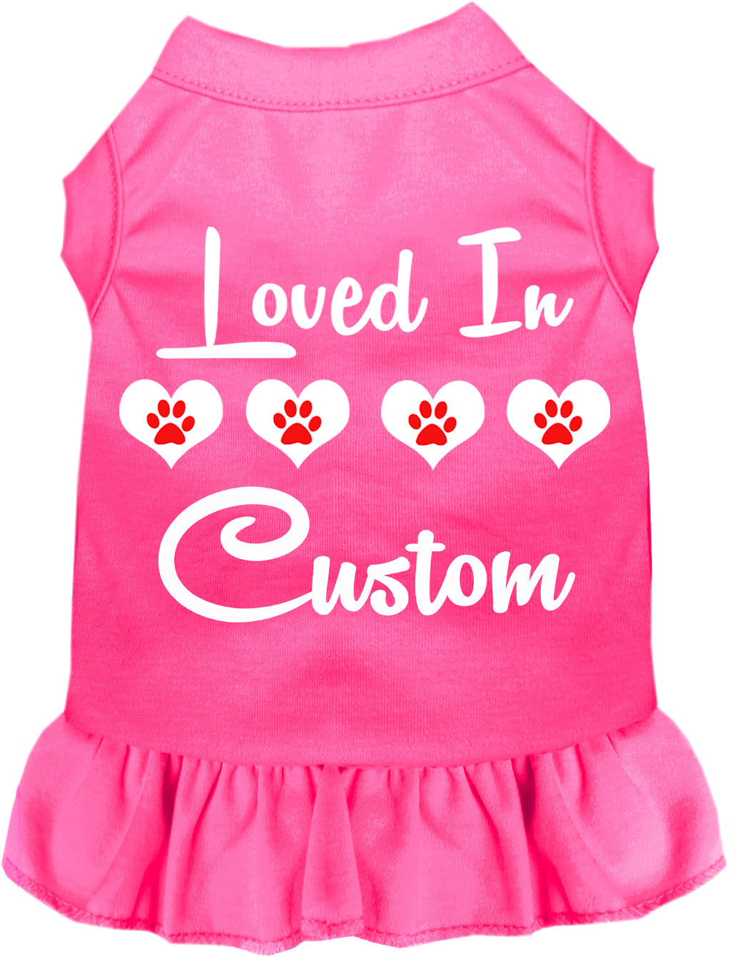 Custom Loved In Pet Dress