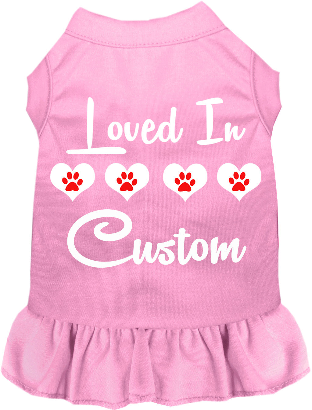 Custom Loved In Pet Dress