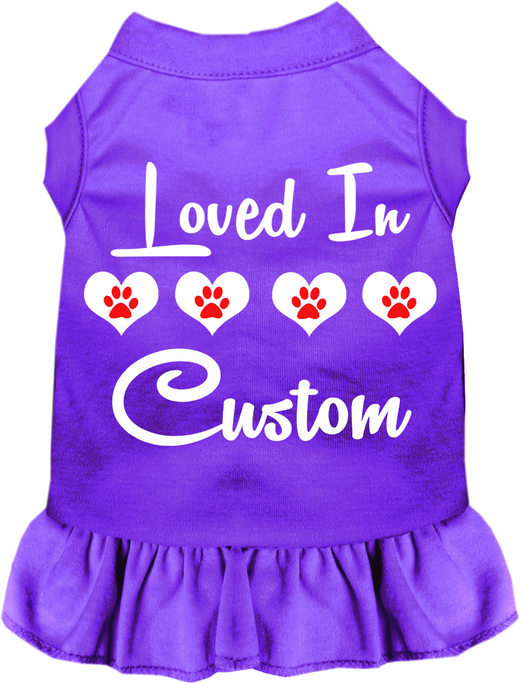 Custom Loved In Pet Dress