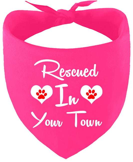 Custom Rescued In Pet Bandana