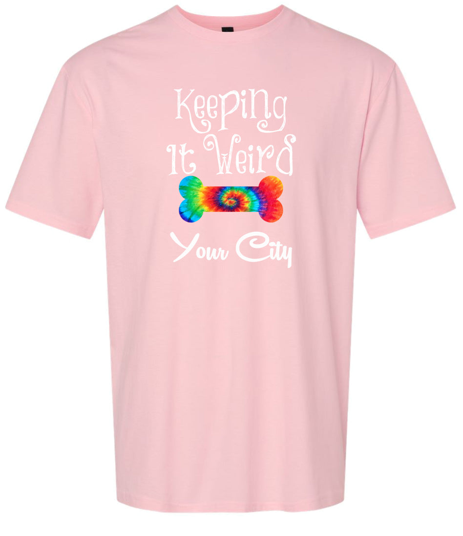 Custom Stay Weird in Adult Gildan Soft Shirt