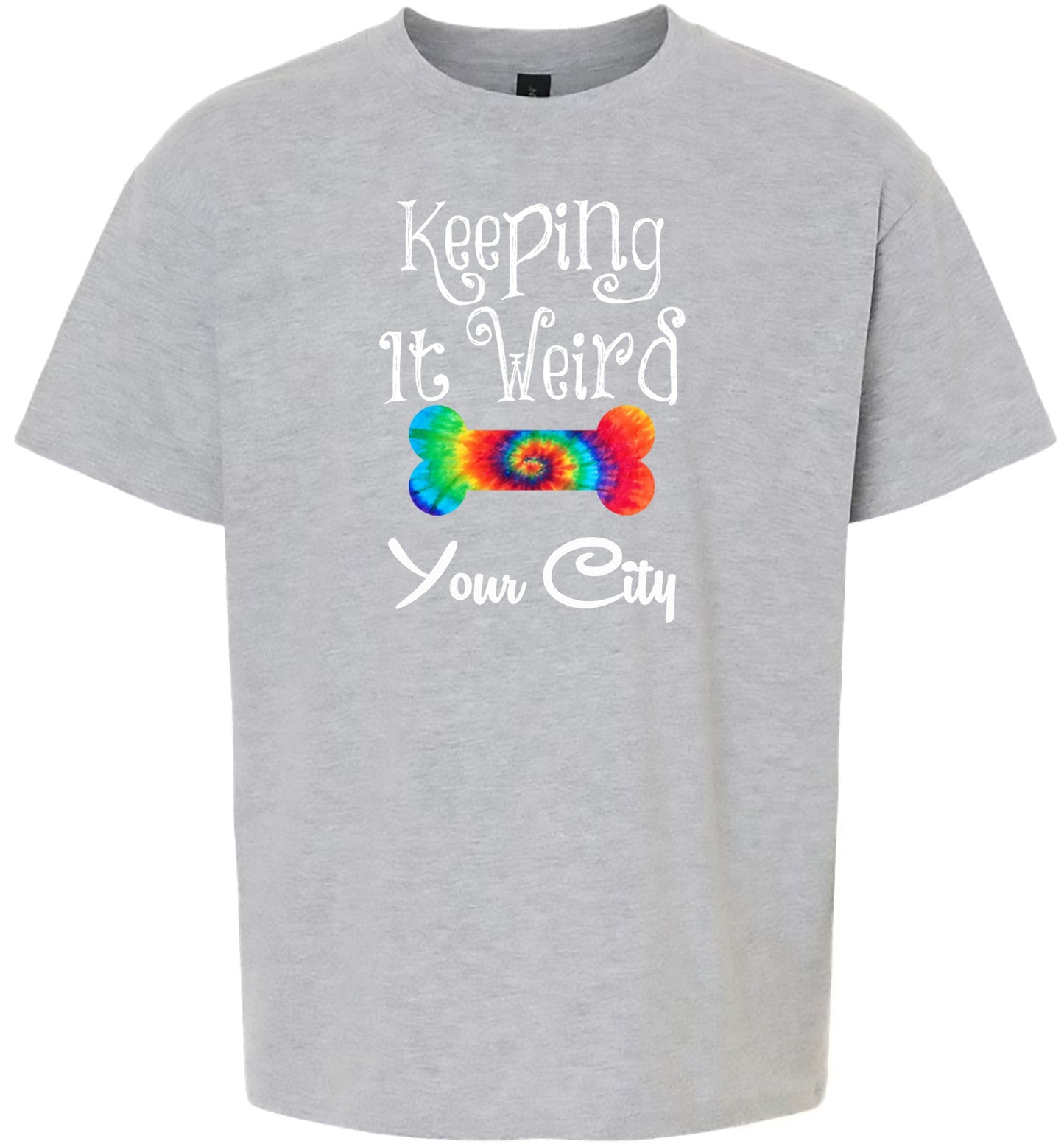 Custom Stay Weird in Children's Gildan Soft Shirt