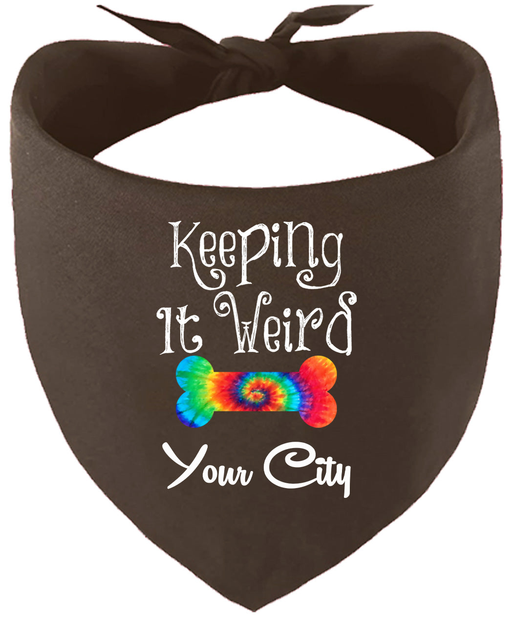 Custom Stay Weird in Pet Bandana