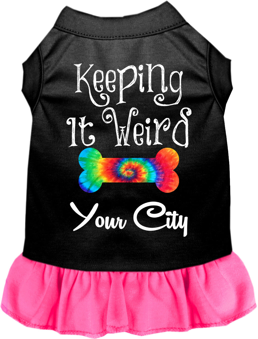 Custom Stay Weird in Pet Dress