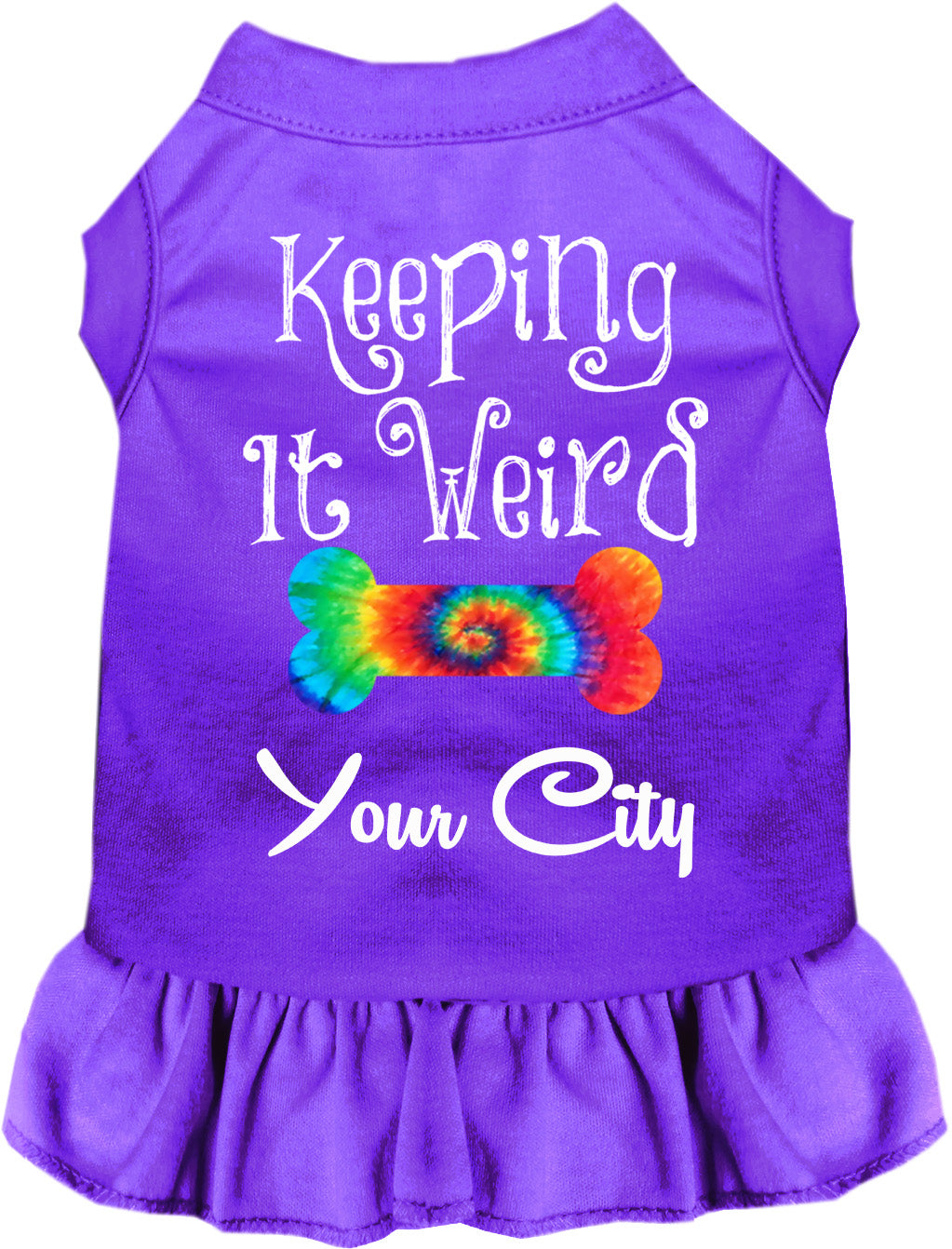 Custom Stay Weird in Pet Dress
