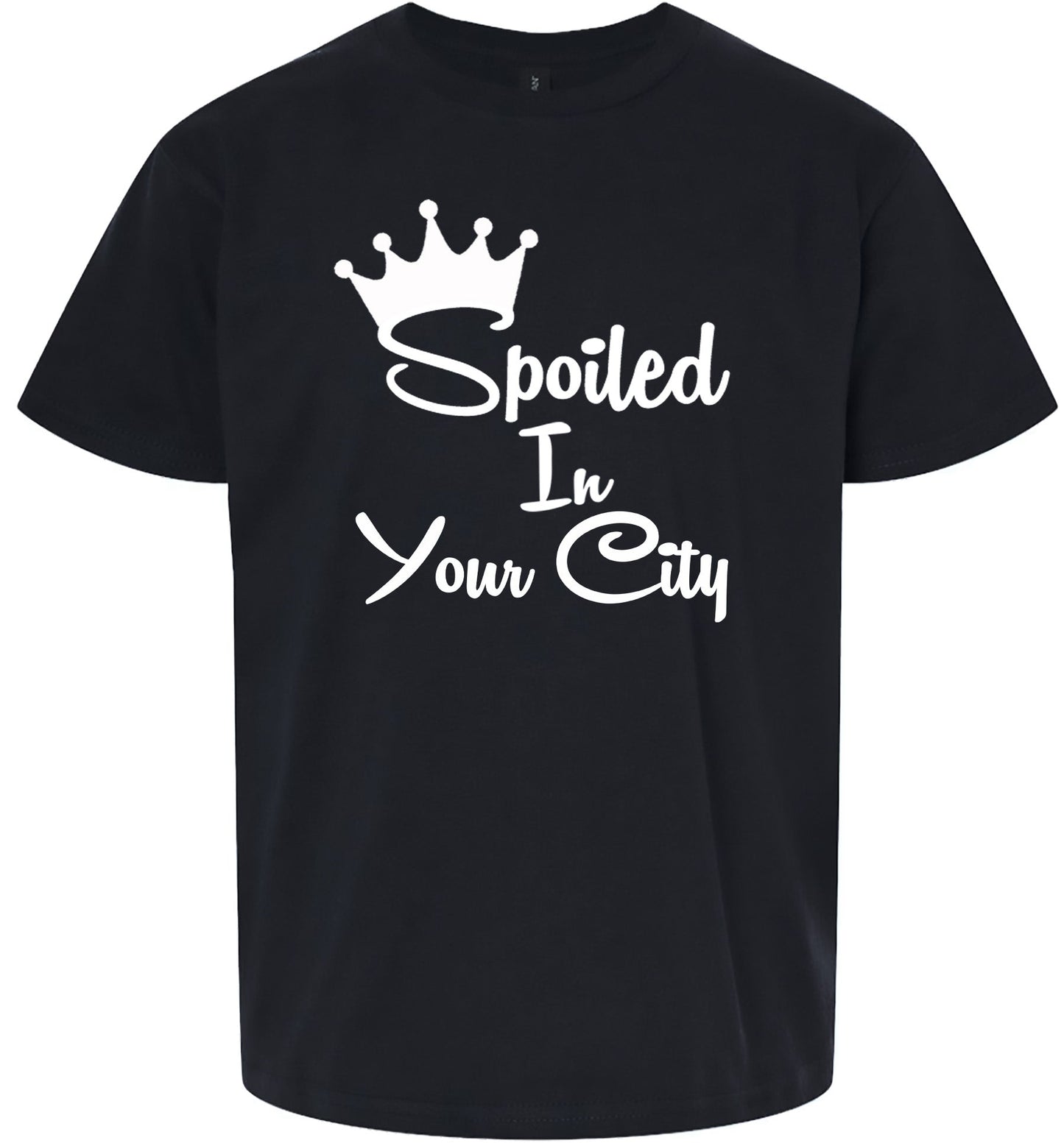 Custom Spoiled In Children's Gildan Soft Shirt