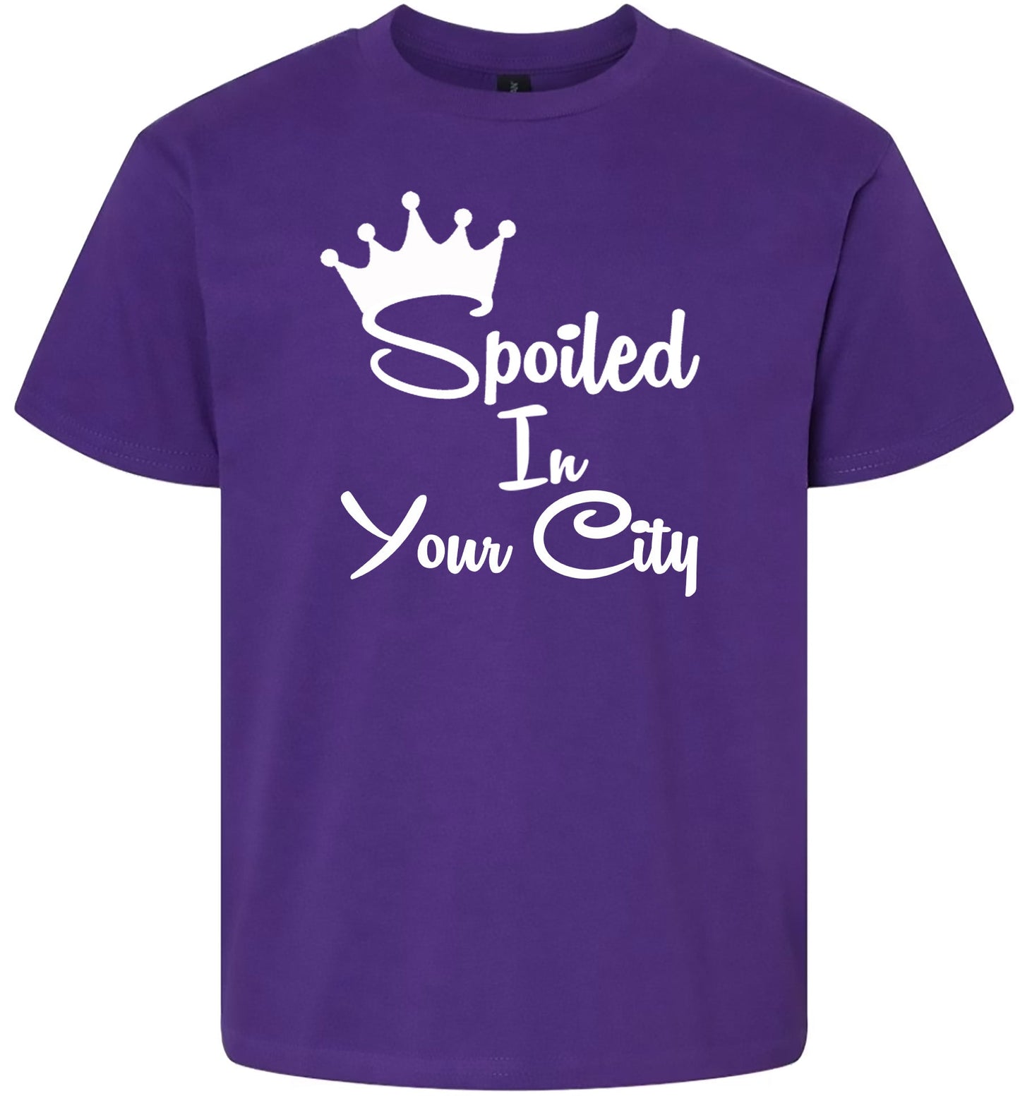 Custom Spoiled In Children's Gildan Soft Shirt
