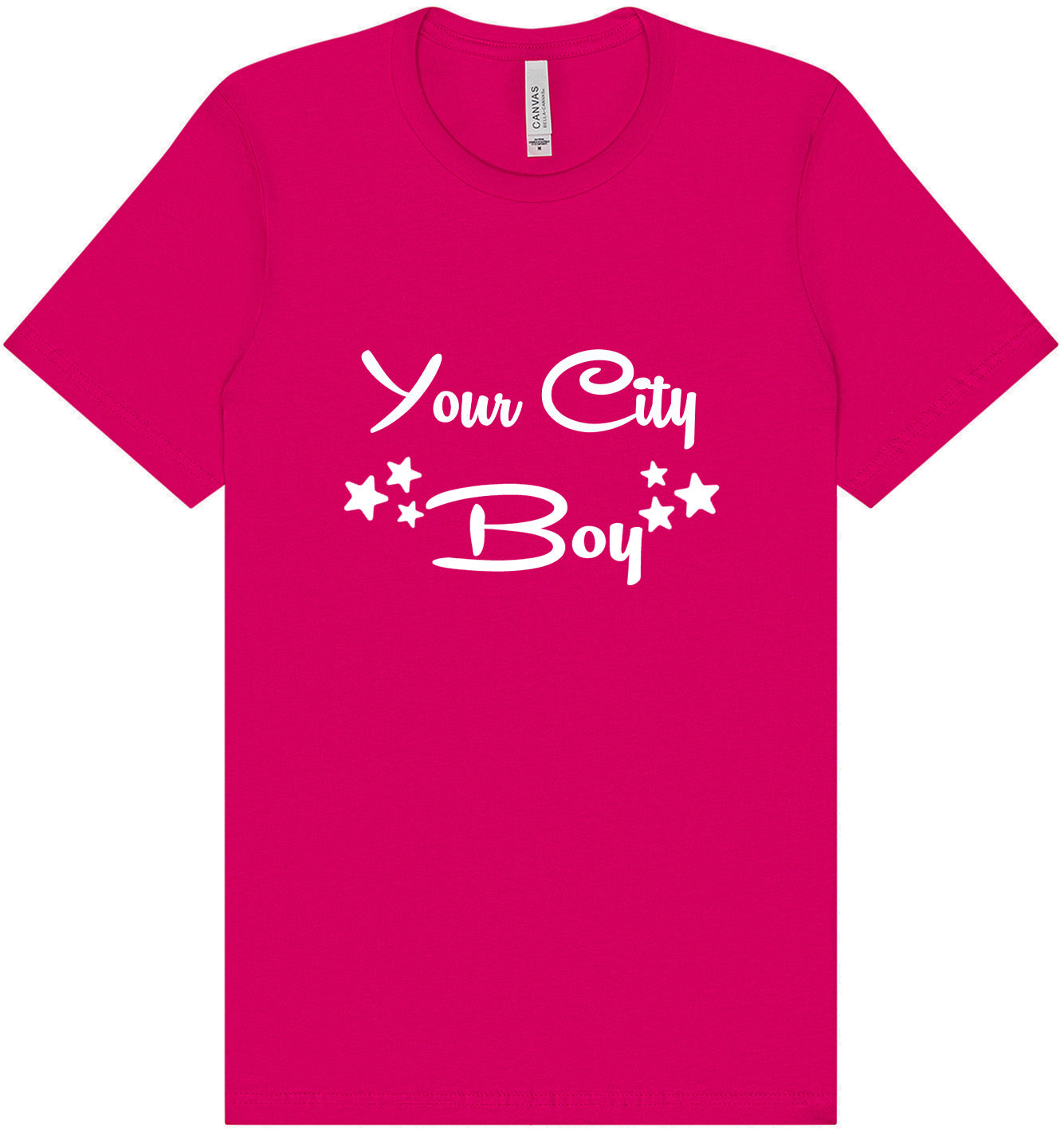 Custom Boy Adult Bella Canvas Shirt