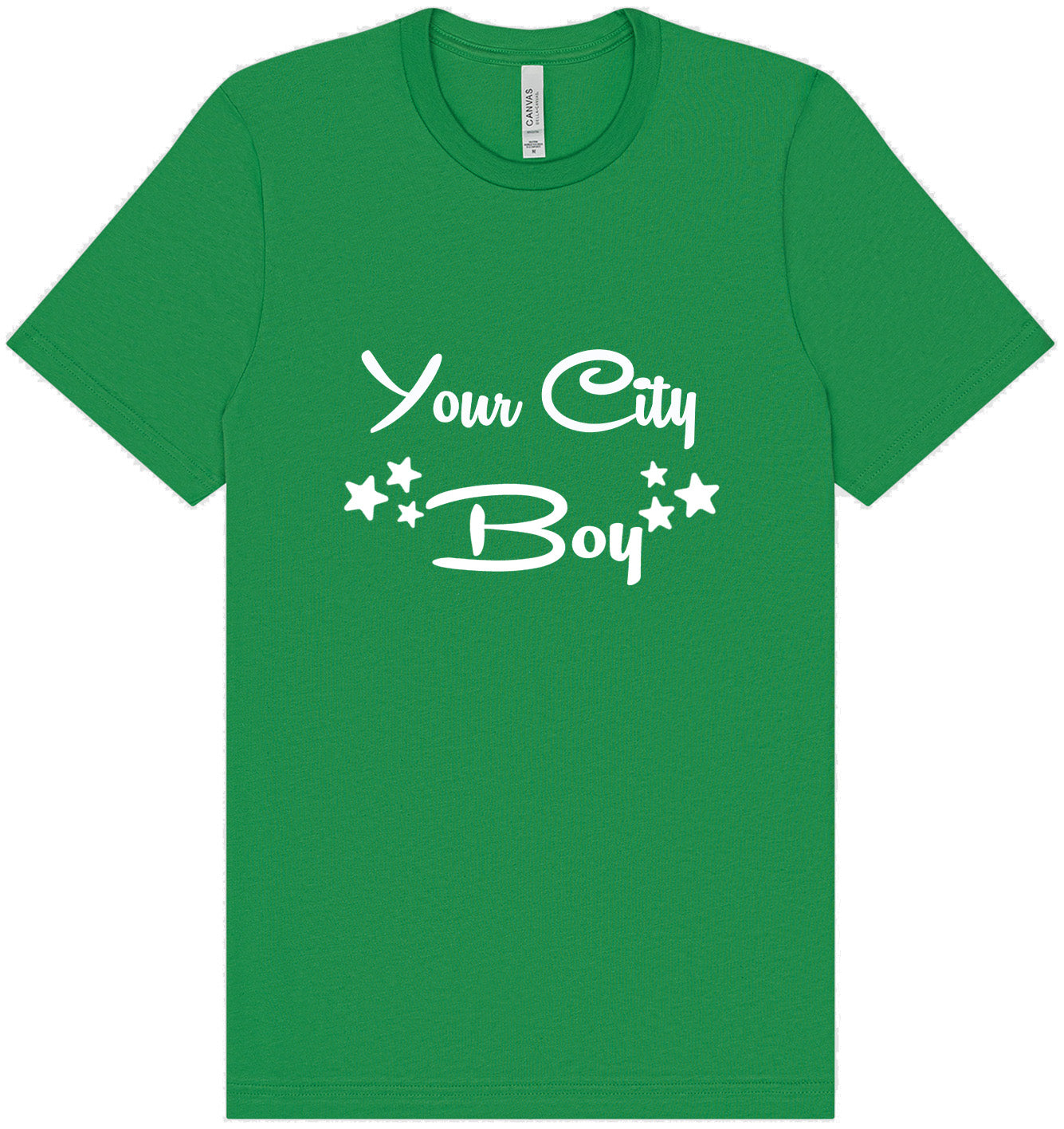 Custom Boy Adult Bella Canvas Shirt