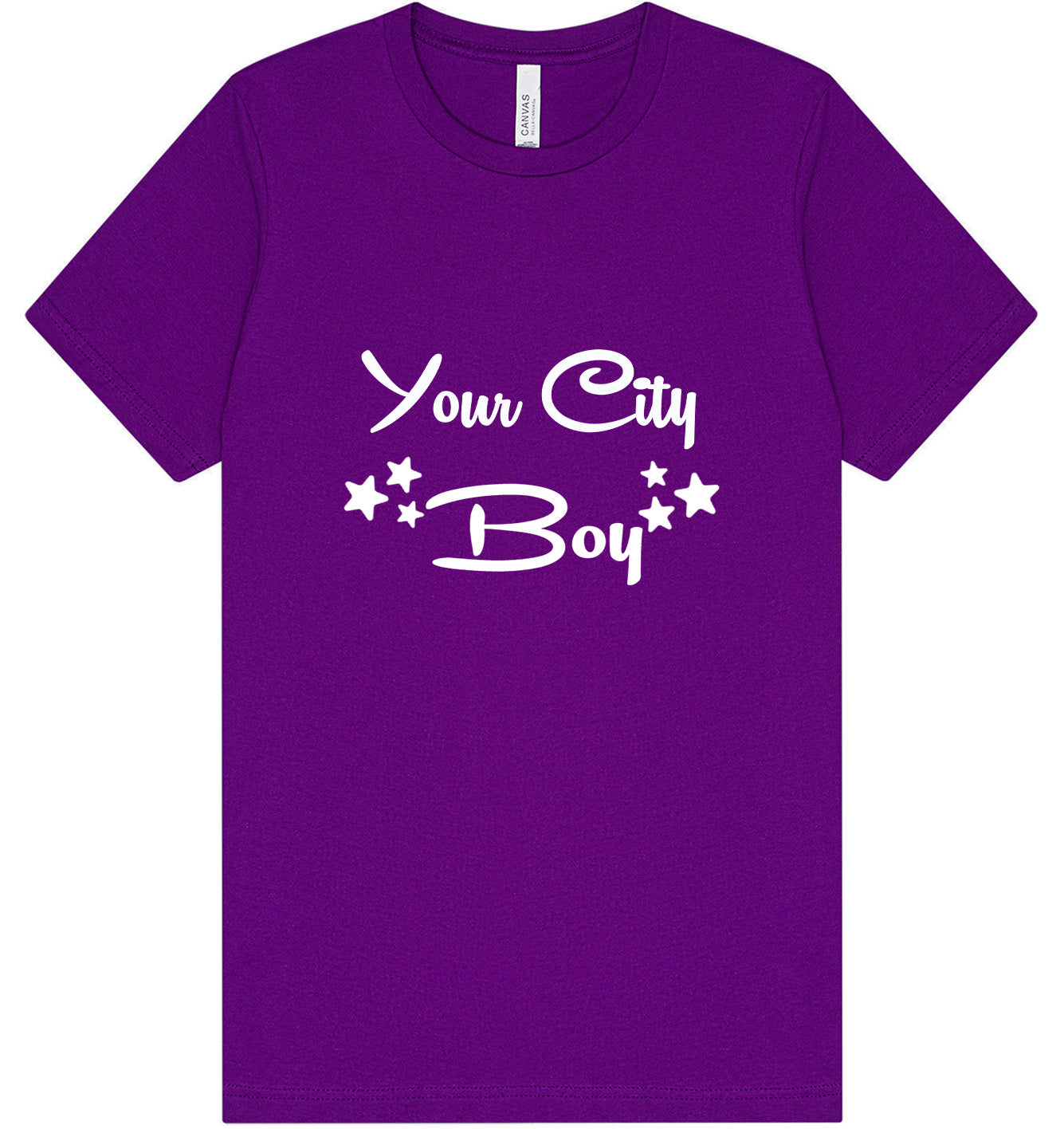 Custom Boy Adult Bella Canvas Shirt