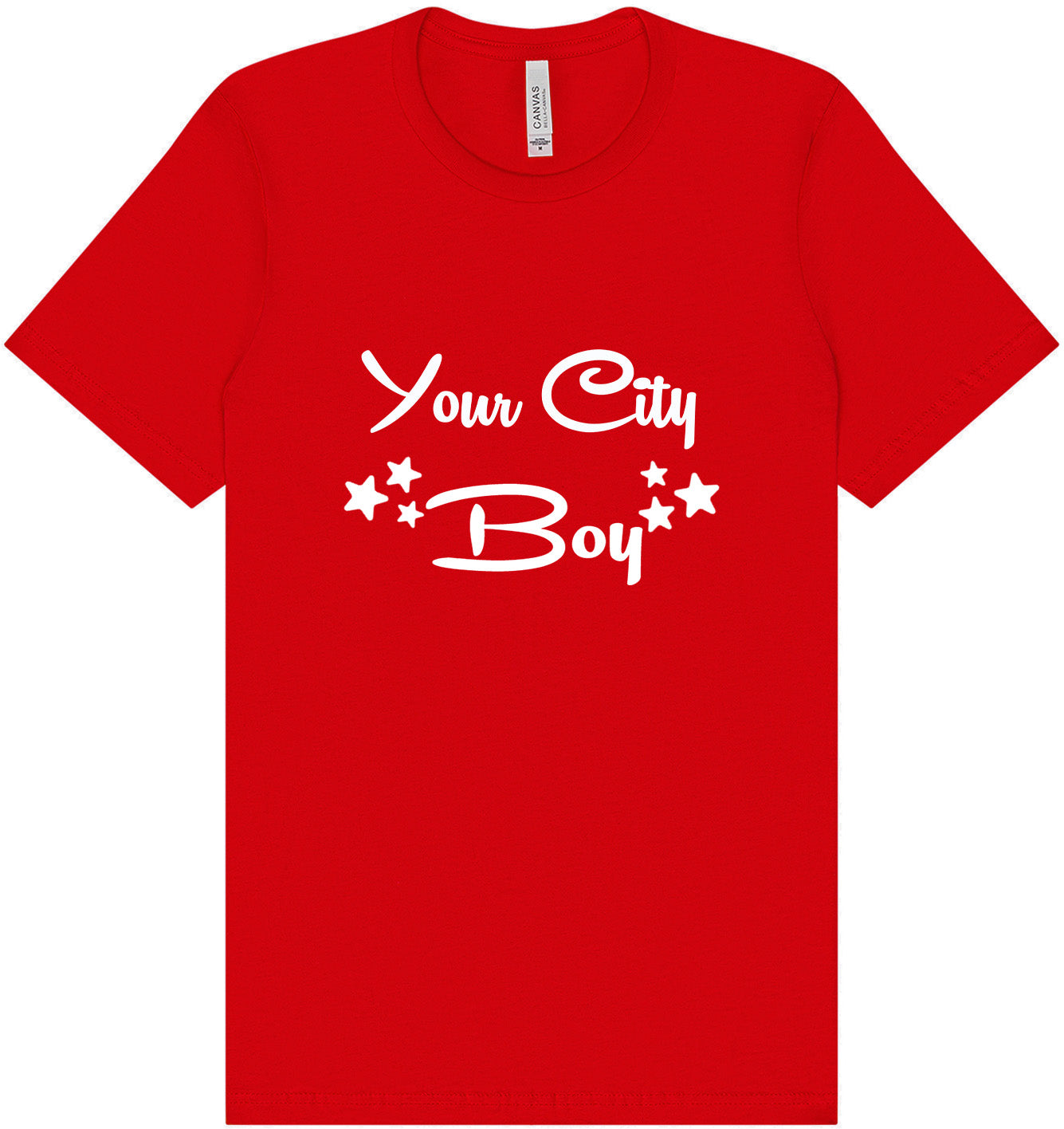 Custom Boy Adult Bella Canvas Shirt