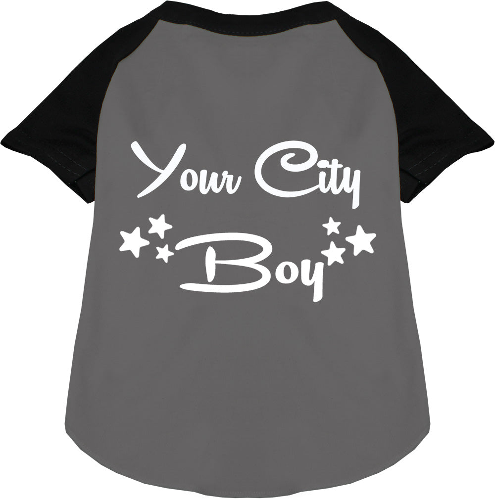 Custom Boy Pet Raglan Shirts