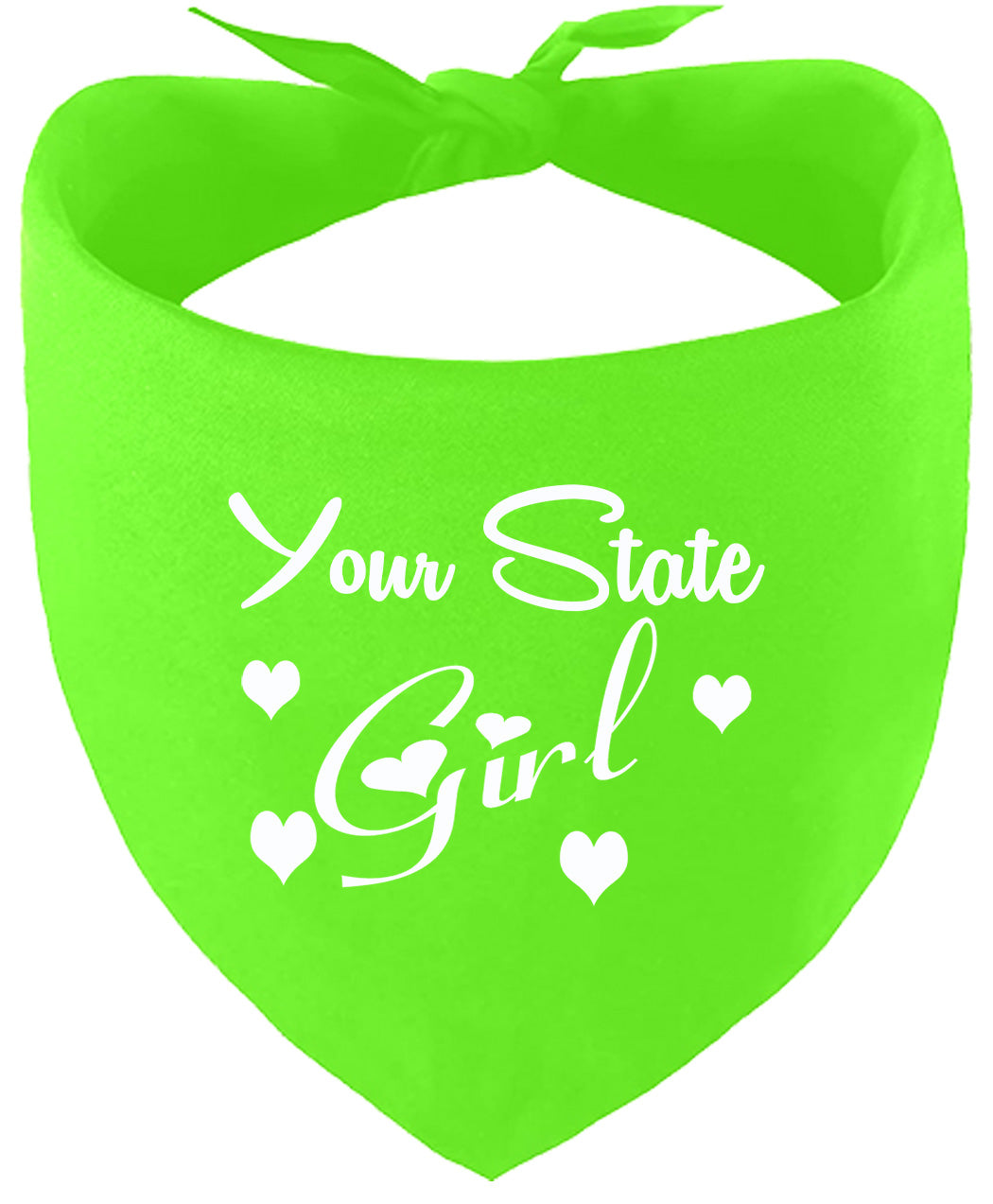 Custom Girl Pet Bandana