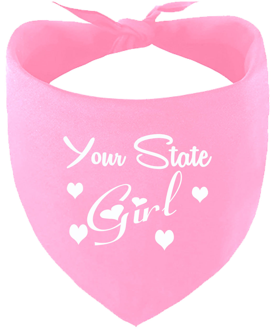 Custom Girl Pet Bandana