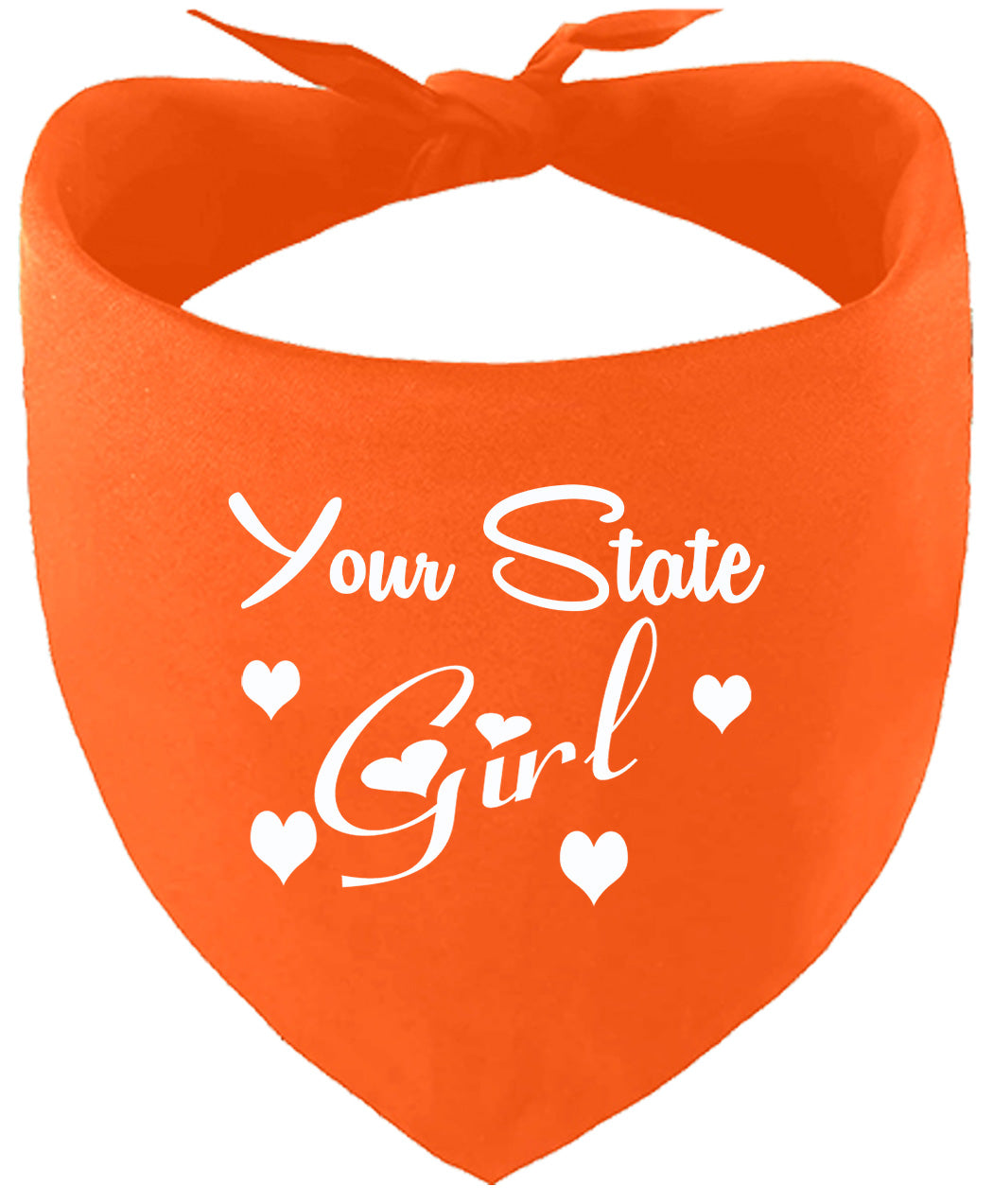 Custom Girl Pet Bandana