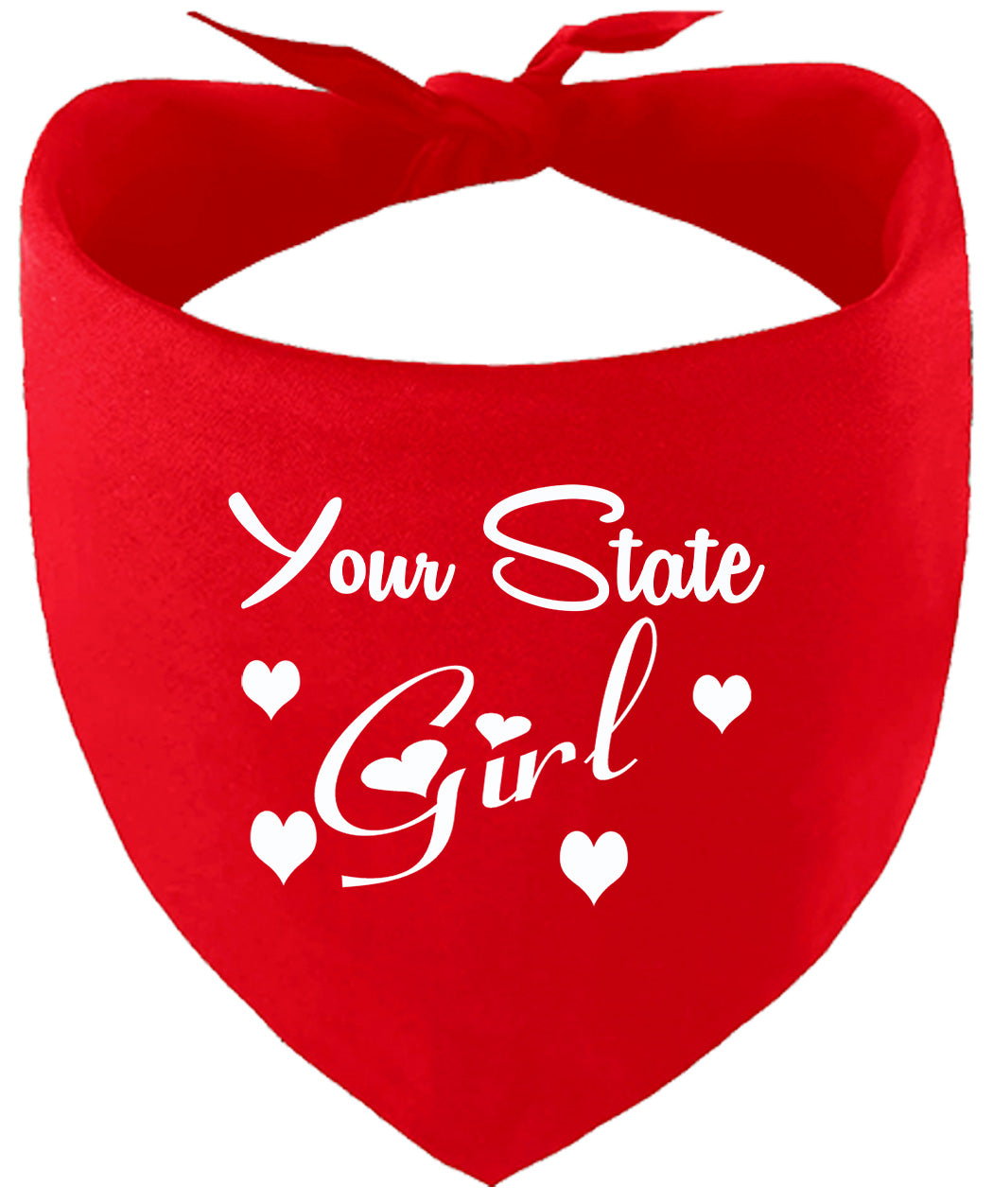 Custom Girl Pet Bandana