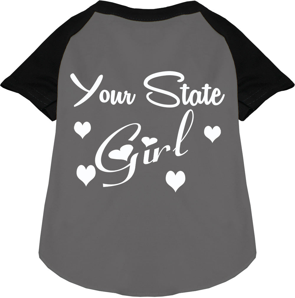 Custom Girl Pet Raglan Shirts