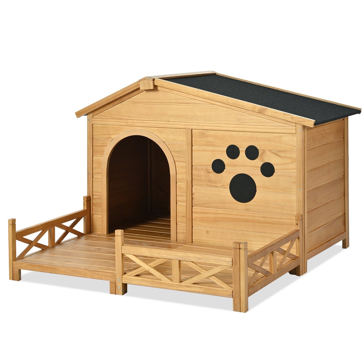 48" Wooden Dog House