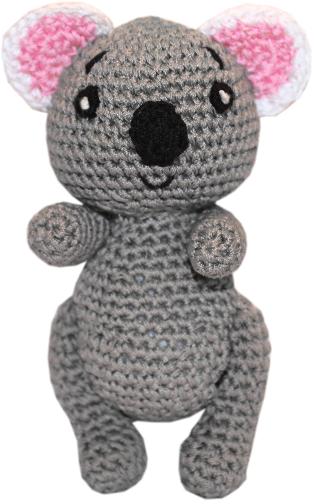 Cutie the Koala Crocheted Knit Knack Pet Toy