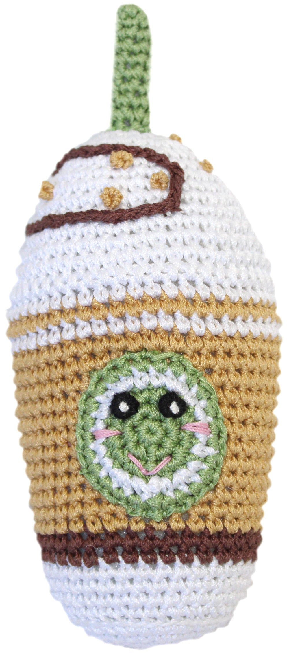 Mocha Grande Crocheted Knit Knack Pet Toy