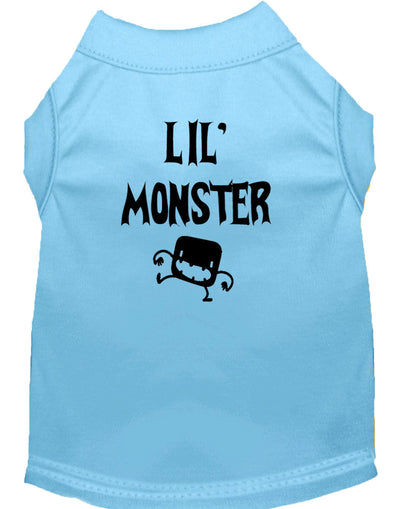 Halloween Pet Dog & Cat Shirt Screen Printed, "Lil Monster"