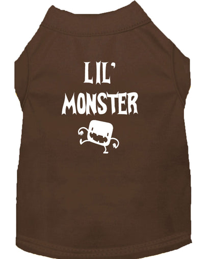 Halloween Pet Dog & Cat Shirt Screen Printed, "Lil Monster"