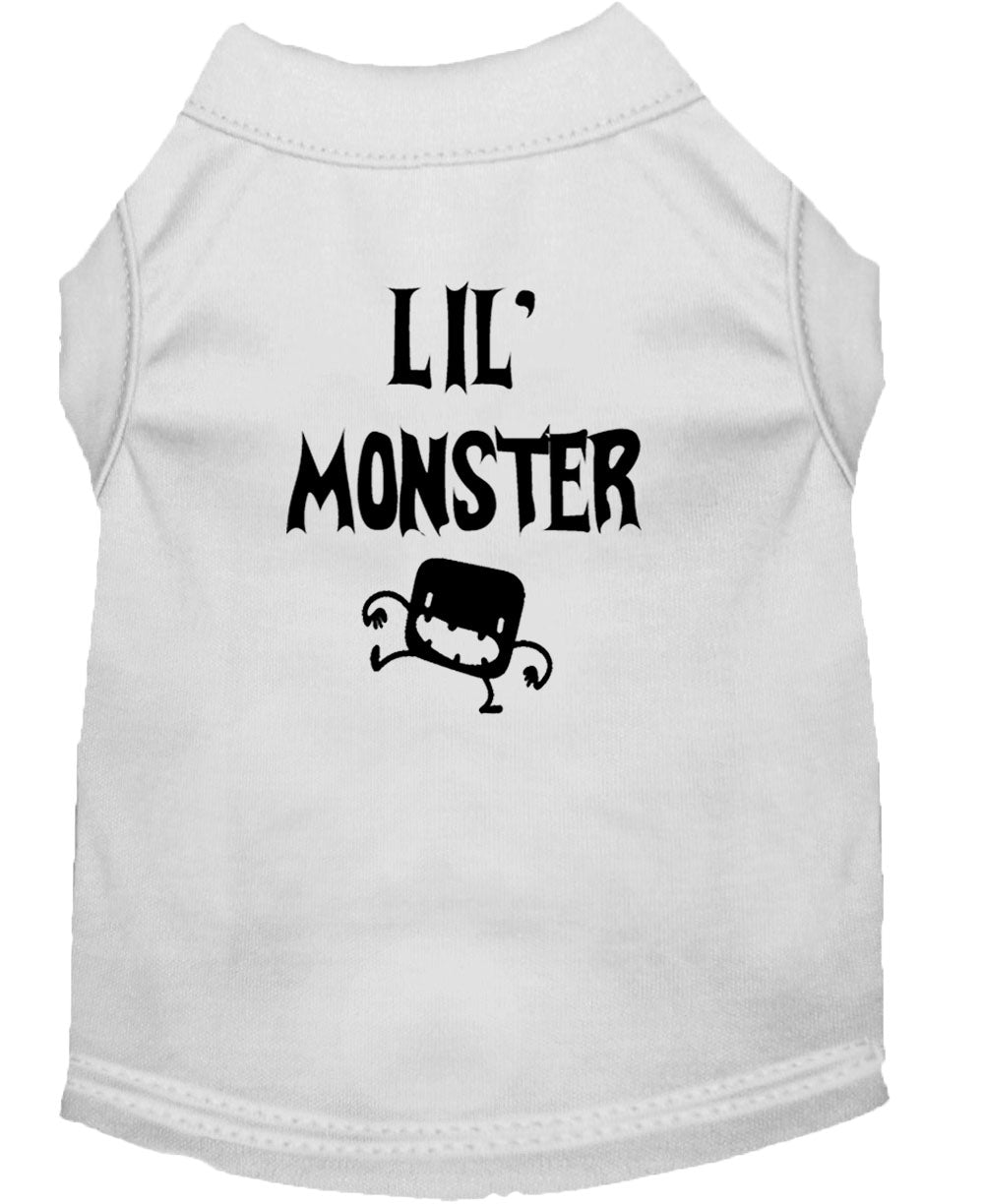 Halloween Pet Dog & Cat Shirt Screen Printed, "Lil Monster"