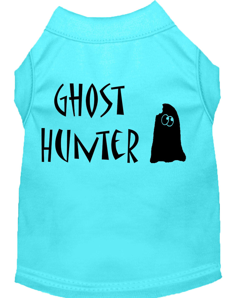 Camiseta de Halloween para perros y gatos con serigrafía "Ghost Hunter"