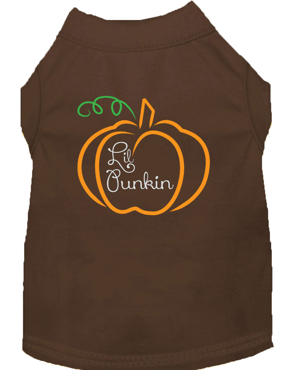 Halloween Pet Dog & Cat Shirt Screen Printed, "Lil Punkin"