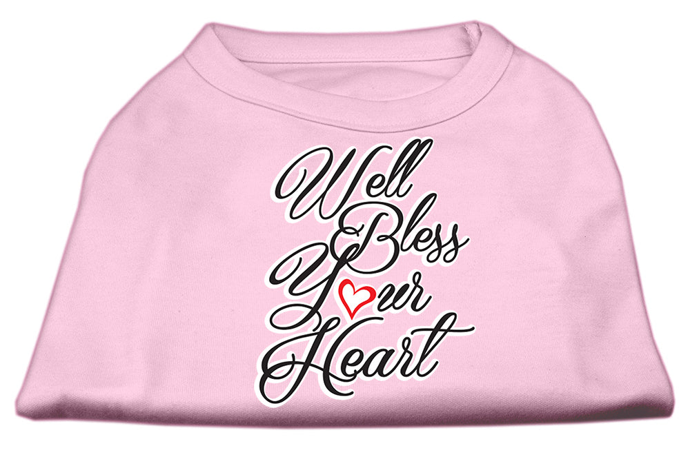 Camiseta para perros y gatos con serigrafía "Well Bless Your Heart"