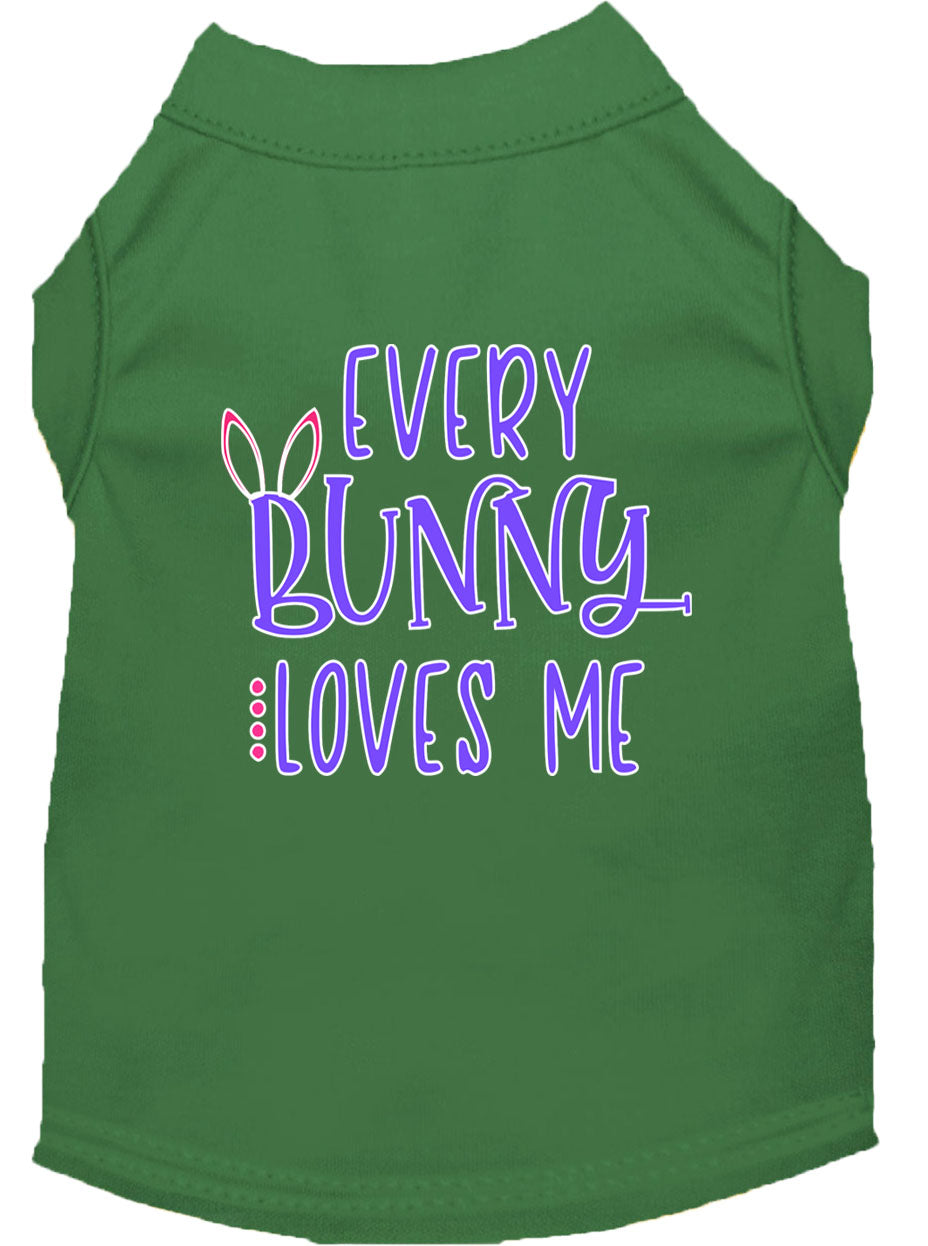 Camiseta para perros y gatos con serigrafía "Every Bunny Loves Me"