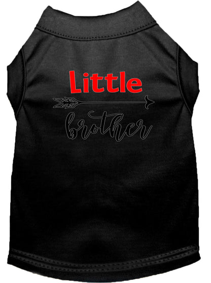 Camiseta para perros y gatos con serigrafía "Little Brother"