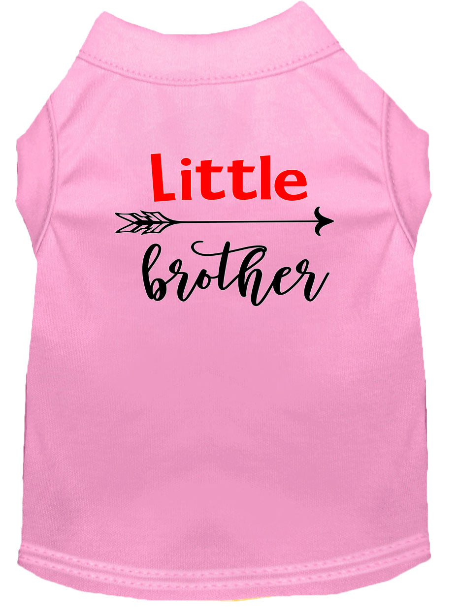 Camiseta para perros y gatos con serigrafía "Little Brother"