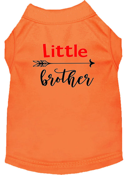 Camiseta para perros y gatos con serigrafía "Little Brother"