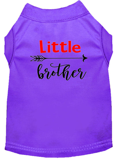 Camiseta para perros y gatos con serigrafía "Little Brother"