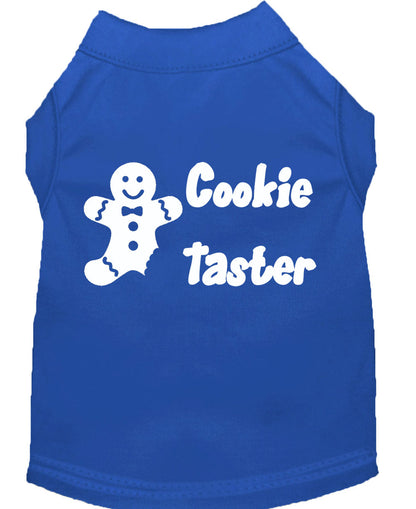 Christmas Pet Dog & Cat Shirt Screen Printed, "Cookie Taster"