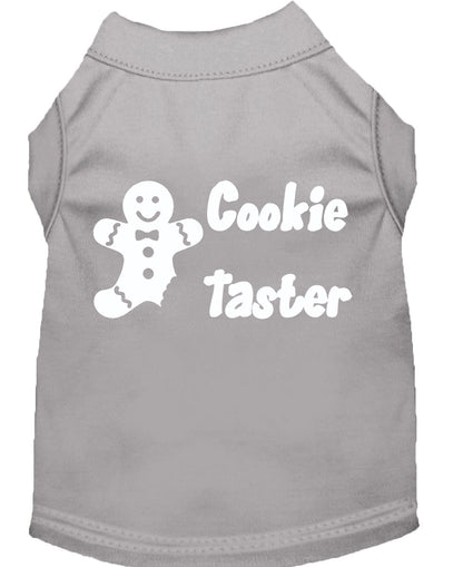 Christmas Pet Dog & Cat Shirt Screen Printed, "Cookie Taster"