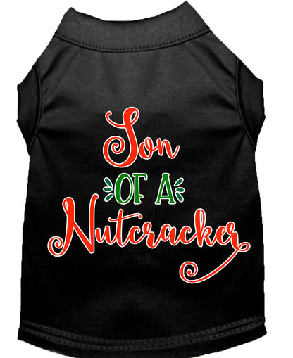 Christmas Pet Dog & Cat Shirt Screen Printed, "Son Of A Nutcracker"