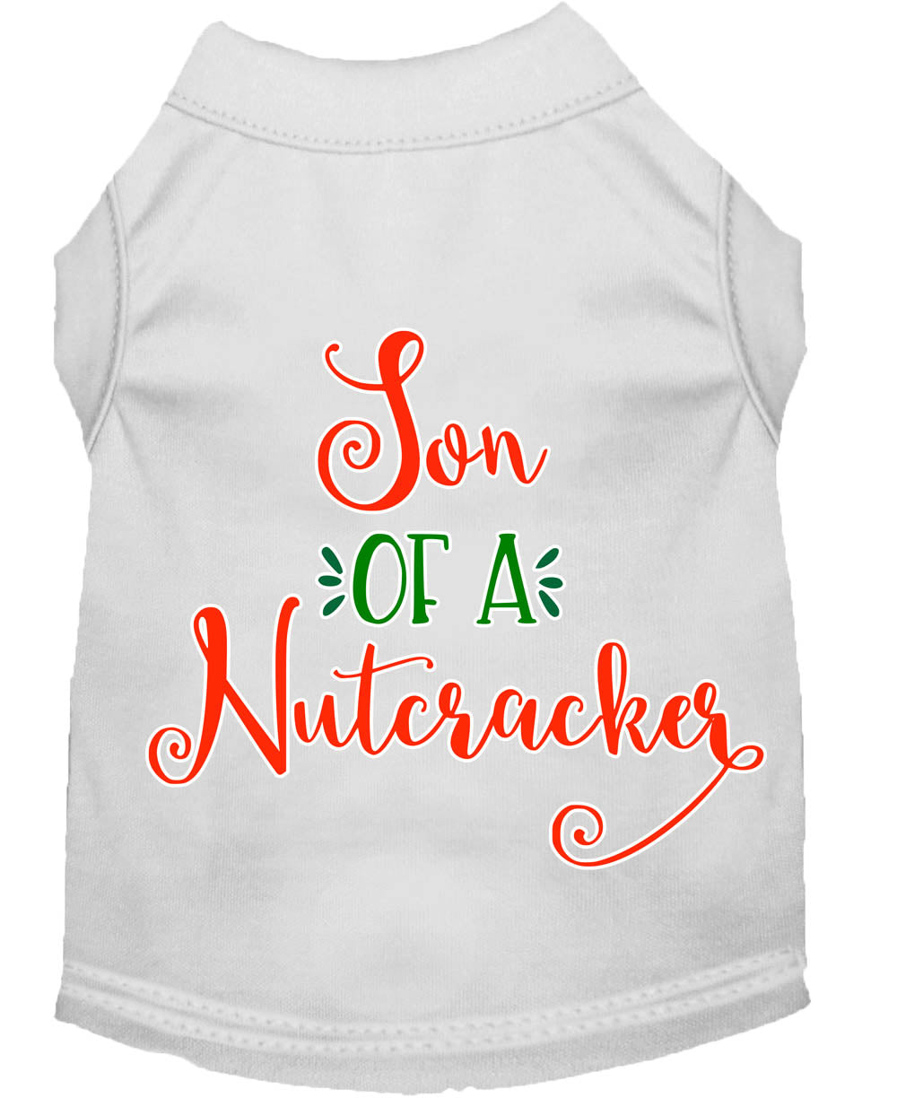 Christmas Pet Dog & Cat Shirt Screen Printed, "Son Of A Nutcracker"