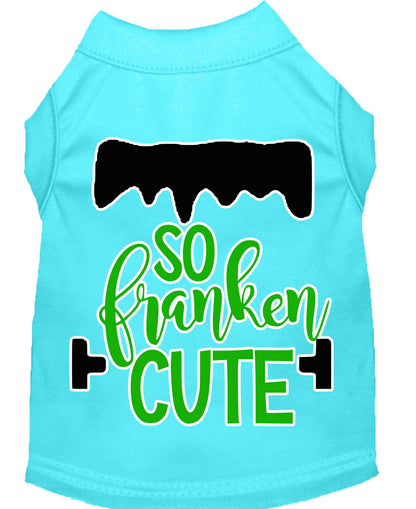 Camiseta para perros y gatos con serigrafía "So Franken Cute"