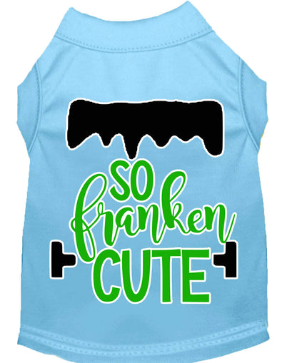 Camiseta para perros y gatos con serigrafía "So Franken Cute"