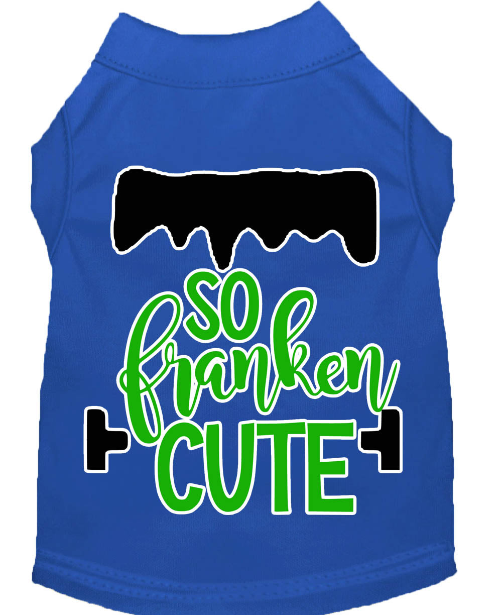 Camiseta para perros y gatos con serigrafía "So Franken Cute"